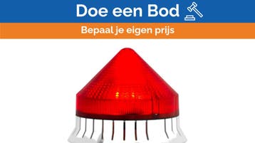 Bieden: Sirena 12V CTL 1200 LED A RED signal light, Ophalen of Verzenden, Nieuw