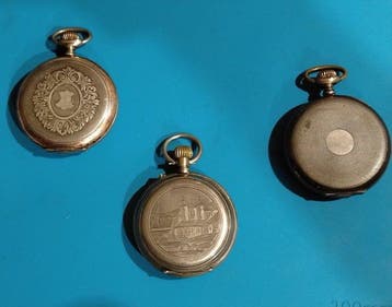 Antique Pocket Watches (Lot of 3) - 1850-1900
