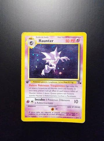 Pokémon - 2 Card - Muk Holo 1° Edizione - Haunter Holo 1°