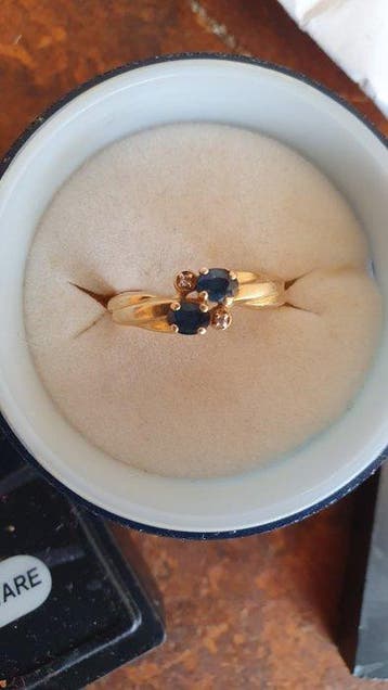 Ring - 14 karaat Geel goud, Handtassen en Accessoires, Nieuw