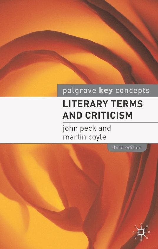 Literary Terms and Criticism 9780333962589 John Peck, Boeken, Taal | Engels, Gelezen, Verzenden
