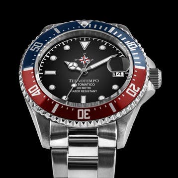 Tecnotempo - Diver 200M - Limited Edition Wind Rose - -, Nieuw