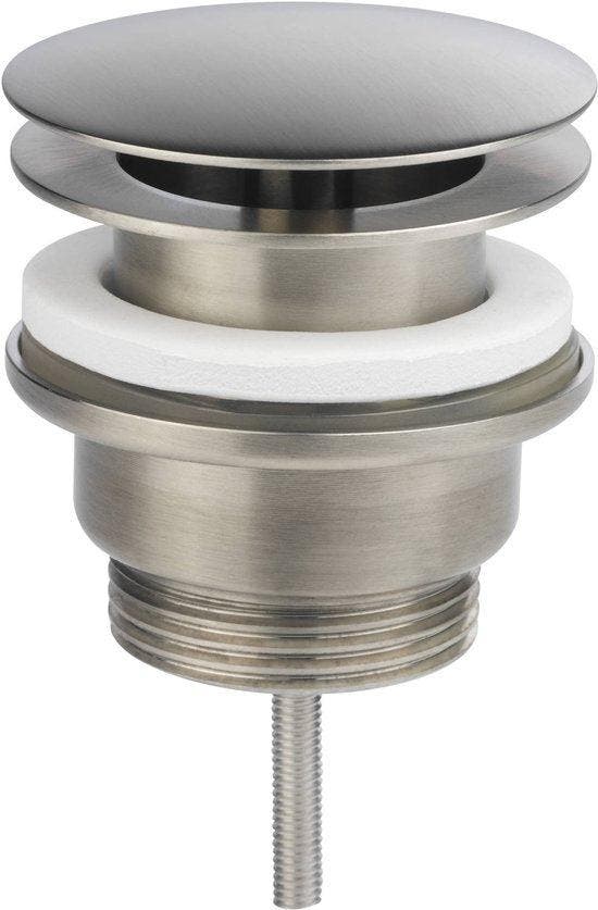 2dekans | Ben Fixed Wastafelplug - Niet-afsluitbaar -, Doe-het-zelf en Bouw, Sanitair, Ophalen of Verzenden