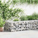 vidaXL Gabion mand 100x50x50 cm gegalvaniseerd staal, Verzenden