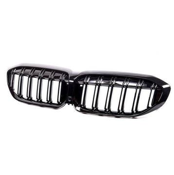 Dubbelspijls Glans Zwart Nieren BMW 3 serie G20 G21 B0430, Nieuw, Voor, BMW