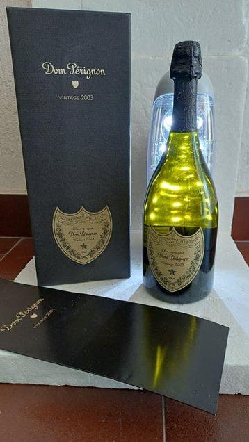 2003 Dom Pérignon - Champagne Brut - 1 Bouteille (0,75 l), Verzamelen, Nieuw
