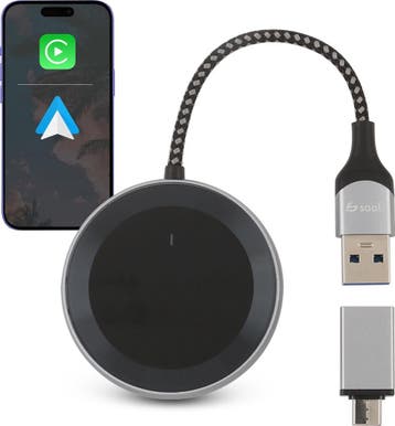2dekans | Saaf D200 Plus Apple CarPlay & Android Auto Dongle, Ophalen of Verzenden