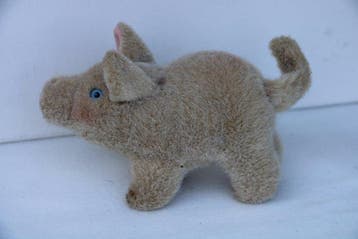 Steiff: piggy het varkentje, EAN 052101 - Teddybeer -, Antiek en Kunst