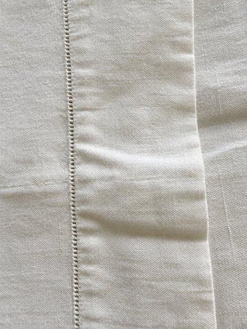 Drap de lit (3) - 230 cm - 268 cm - Drap brodé à la main, Antiquités & Art