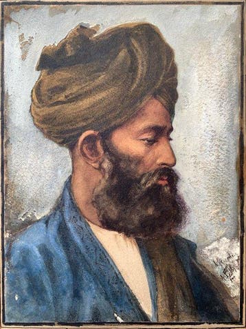 Alberto Fabbi (1858-1906) - Ritratto orientale