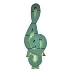 Muzieksleutel solsleutel staand steekschuimvorm oase voor, Nieuw