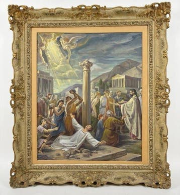 Francesco Gnecchi (1847-1919) - Lapidazione di Santo Stefano