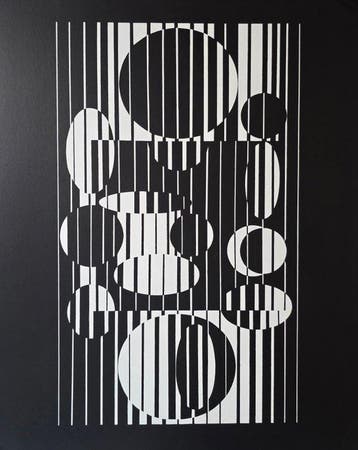Victor Vasarely (1906-1997) - Iaca, 1955-57. Tirage rare et
