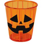 Halloween Beker Pompoen 10cm, Verzenden, Nieuw