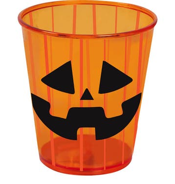 Halloween Beker Pompoen 10cm, Verzenden, Nieuw