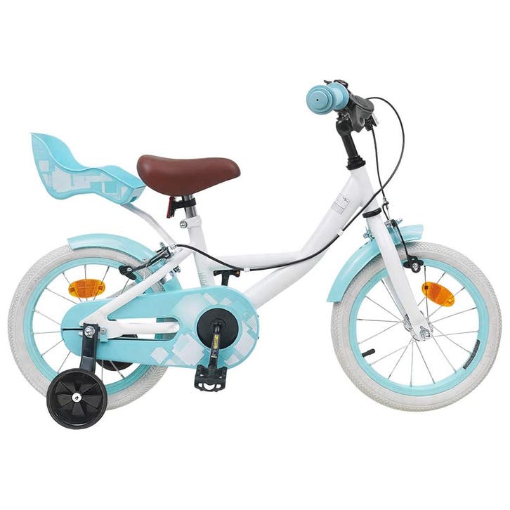 vidaXL Kinderfiets 12 Inch voor 2-4 jaar oud Wit, Fietsen en Brommers, Fietsen | Racefietsen, Nieuw, Verzenden