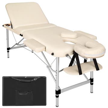 tectake 3 zones massagetafel met 5cm vulling en aluminiumfra, Verzenden, Nieuw