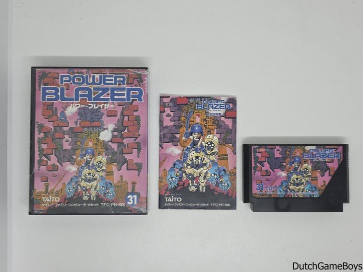 Famicom - Taito - Power Blazer, Games en Spelcomputers, Games | Nintendo NES, Gebruikt, Verzenden