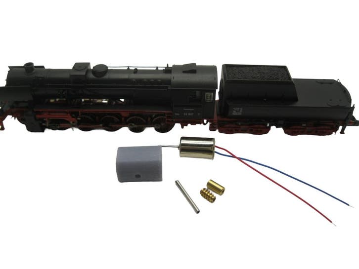 micromotor NF041C motor ombouwset voor Fleischmann BR 52 DB, Hobby & Loisirs créatifs, Trains miniatures | Échelle N, Envoi