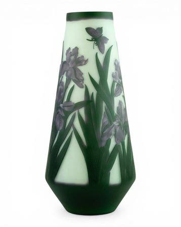 Émile Gallé (1846-1904) - after - Vase - Verre - Jonquilles