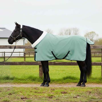 vidaXL Paardendeken Bijzondere Groen 75 cm Polar fleece, Verzenden, Nieuw