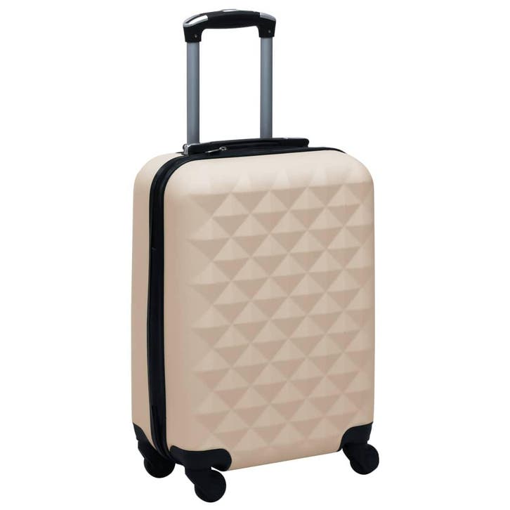 vidaXL Harde koffer ABS goudkleurig, Bijoux, Sacs & Beauté, Valises, Envoi