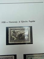 Spanje 1938 - Eerbetoon aan het Volksleger - Edifil 792/800, Gestempeld