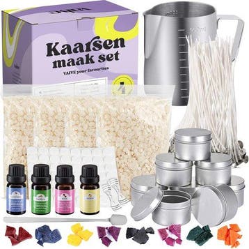 2dekans | VAIVE DIY Kaarsen Maken Set - Kaarsenhouder -, Ophalen of Verzenden, Nieuw