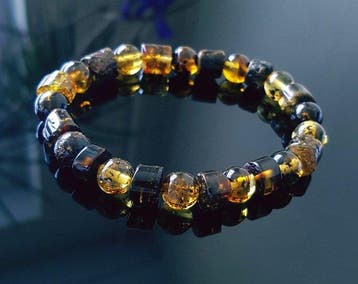 Amber Vintage Baltisch Amber Armband - Mannen, Vrouwen,