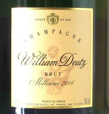 2014 Deutz, Deutz, Cuvée William Deutz - Champagne - 1 Fles