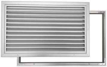 Deurrooster aluminium LxH 500 x 300mm, Verzenden, Nieuw