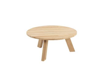 4 Seasons Outdoor Cosmic teak loungetafel met blad Ø 78 cm *, Nieuw