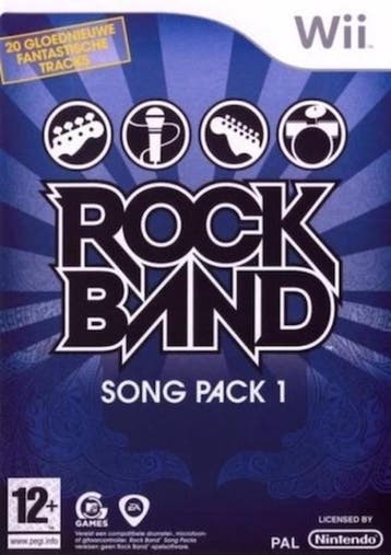 Rock Band Song Pack 1 (Wii Games), Games en Spelcomputers, Ophalen of Verzenden, Zo goed als nieuw