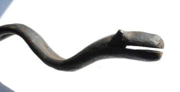 Oude staf Naga-slang Yogi Sadhu beschermend sjamaan 107 cm