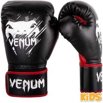 Venum Contender Kinder Bokshandschoenen Zwart Rood, Verzenden, Nieuw, Bokshandschoenen