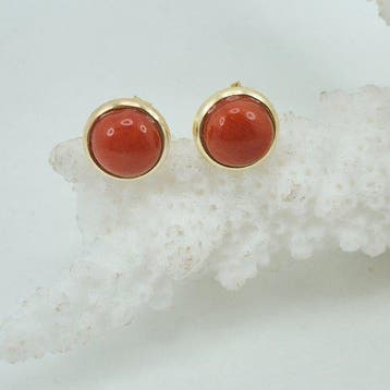 Koraal - Zilver, Verguld, Zonder reservering - Oorbellen -
