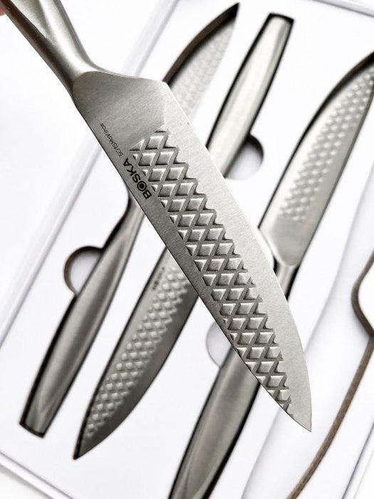 Luxury Steak Knives - Stainless Steel - Boska -, Antiquités & Art, Antiquités | Ustensiles de cuisine