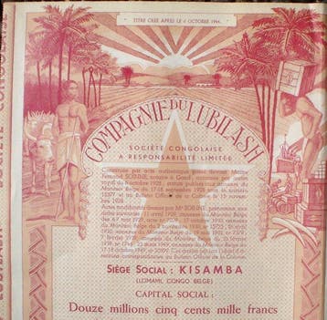 Congo, Democratische Republiek (Kinshasa). Compagnie Du