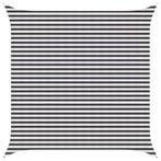 vidaXL Zonneschaduwzeil Antraciet en Wit 4,5 x 4,5 m HDPE, Verzenden, Nieuw