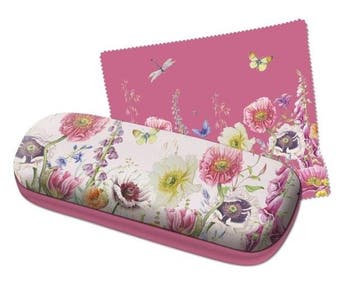 Brillenkoker incl. brillendoekje: Wild Flower Field, Janneke, Ophalen of Verzenden