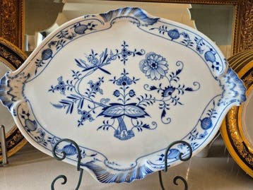Meissen - Dienblad - Porselein - Blue Onion XL