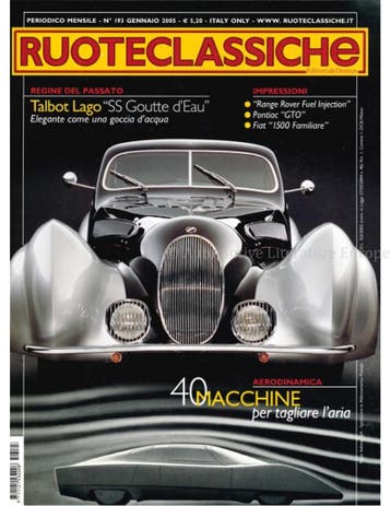 2005 RUOTECLASSICHE MAGAZINE 193 ITALIAANS, Ophalen of Verzenden, Nieuw
