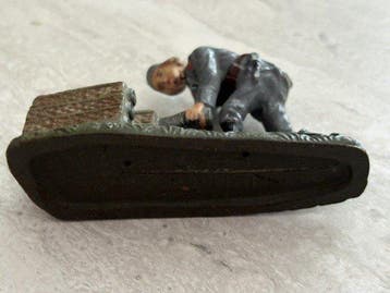 Lineol - Figuur - soldat allemand luftwaffe lineol très rare