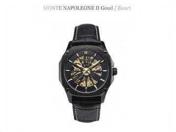 Veiling - Monte Napoleone Automatisch Skeleton Horloge, Gebruikt