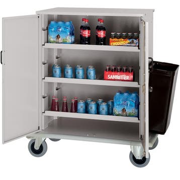 Gesloten Wagen | Voor Minibars | 1000x640x1250()mm Diamond, Verzenden