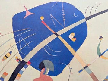 Wassily Kandinsky (1866-1944) - Vers le bleu 1939, Antiek en Kunst