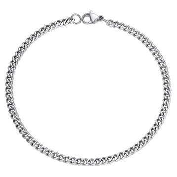 Fako Bijoux - Schakelarmband Gourmet - Cuban Link - Staal -, Verzenden, Nieuw