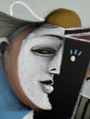 Jone Hopper - Petit buste au chapeau
