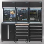 Datona Werkplaatsinrichting PREMIUM met RVS werkblad 350 cm, Ophalen of Verzenden, Nieuw