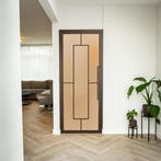 Stalen Binnendeur - Brons - 5 Vlaks - Mat glas, Binnendeur